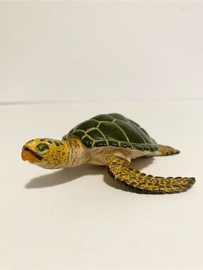 Safari Ltd Turtle Figure Realistic Aquarium Zoo Toy Vintage 4” 4/$20 🛑